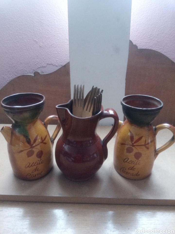 Antiques: Lote de jarras