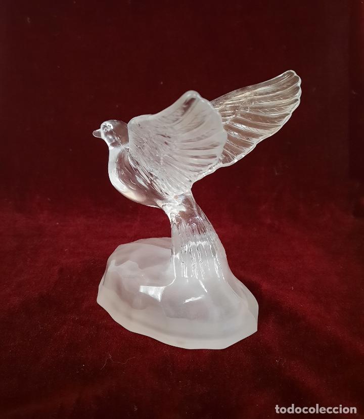 Antig&uuml;edades: &Aacute;GUILA DE VIDRIO CRISTAL DARQUES. - Foto 3