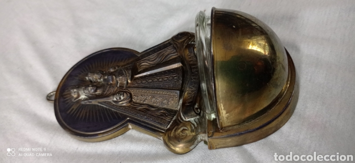 Antig&uuml;edades: Antigua Benditera Virgen Mar&iacute;a - Foto 6