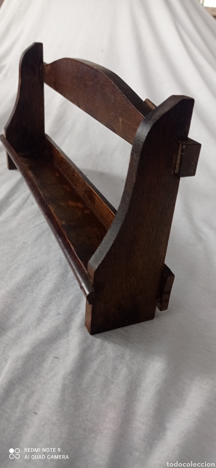 Antigüedades: Antigua estanteria de madera roble - Foto 2 - 262431565