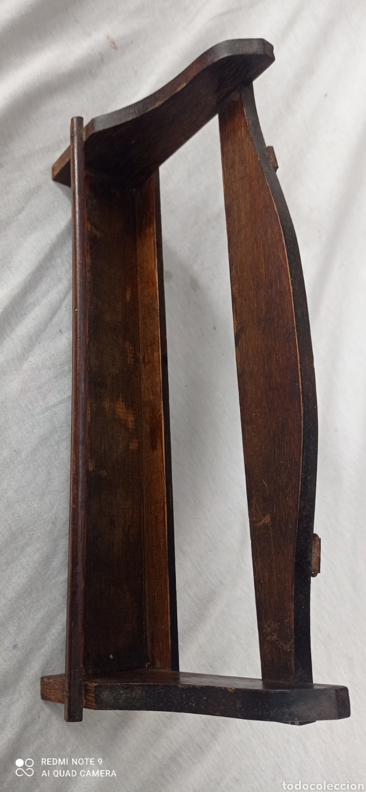 Antigüedades: Antigua estanteria de madera roble - Foto 3 - 262431565