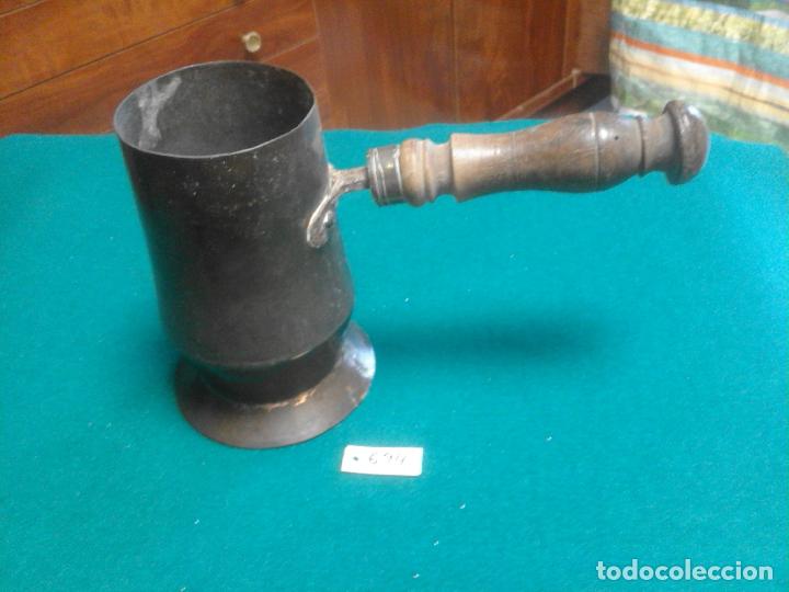 Antig&uuml;edades: ANTIGUA CHOCOLATERA DE COBRE - Foto 1