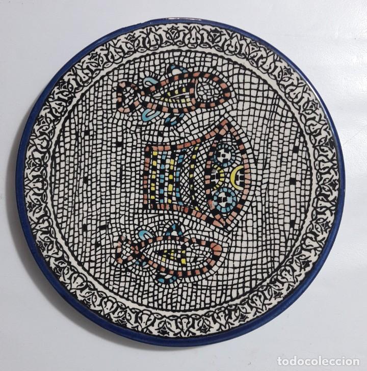 Antig&uuml;edades: PLATO CERAMICA, PECES Y RED - Foto 1