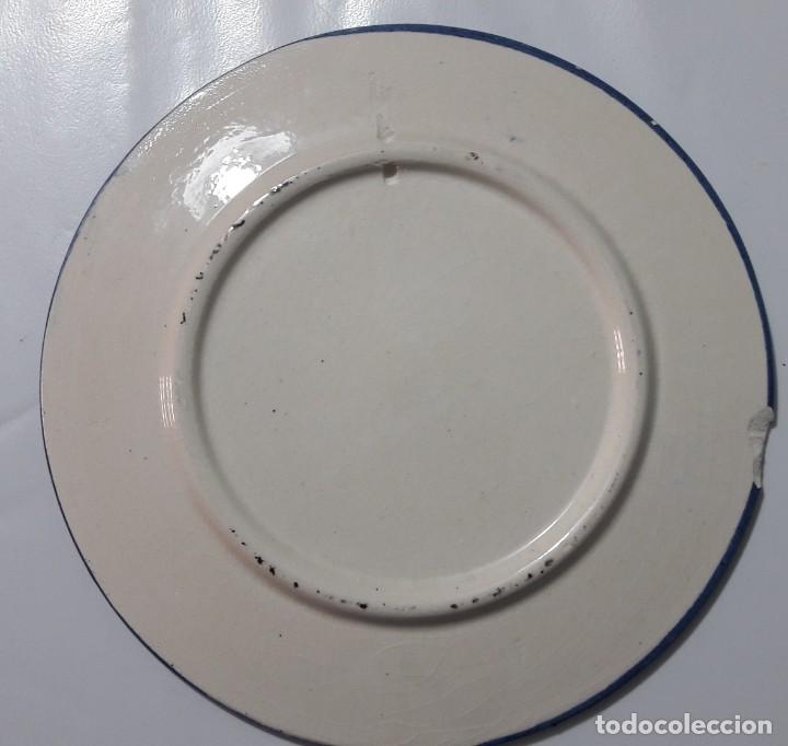 Antig&uuml;edades: PLATO CERAMICA, PECES Y RED - Foto 2