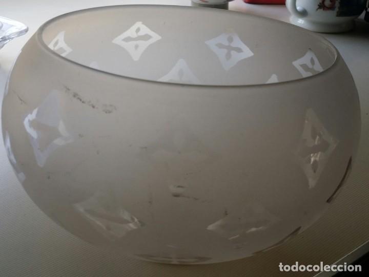 Antig&uuml;edades: TULIPA DE CRISTAL ESMERILADO - Foto 2