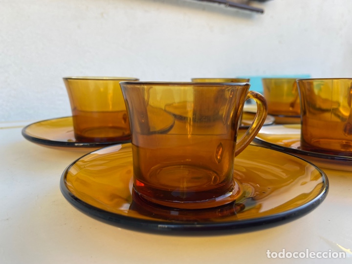 Oggetti Antichi: Juego de caf&eacute; &Aacute;mbar a&ntilde;os 60