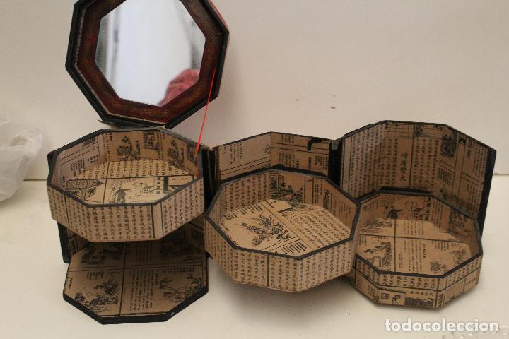 Antig&uuml;edades: caja joyero chino - Foto 2