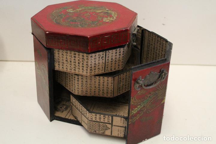 Antig&uuml;edades: caja joyero chino - Foto 3