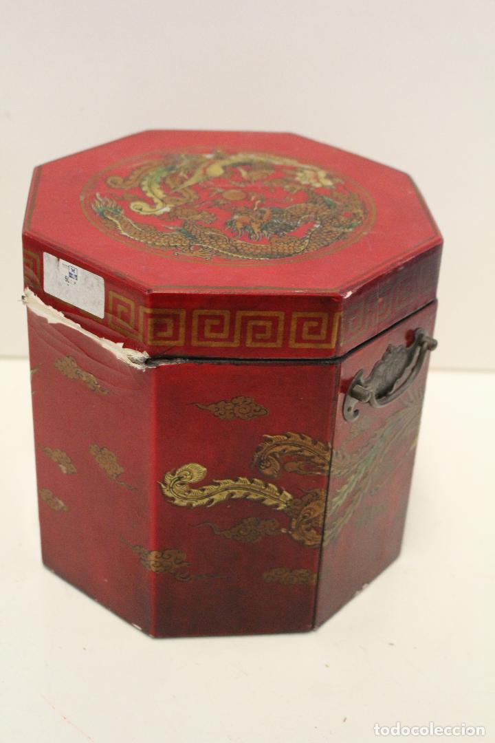 Antig&uuml;edades: caja joyero chino - Foto 6
