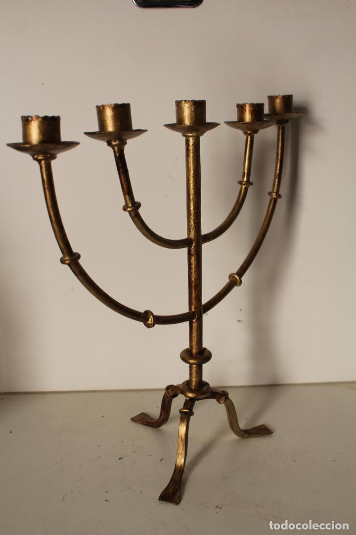 Antig&uuml;edades: Candelabro &rdquo;Horizontal&rdquo; 5 brazos - Foto 3