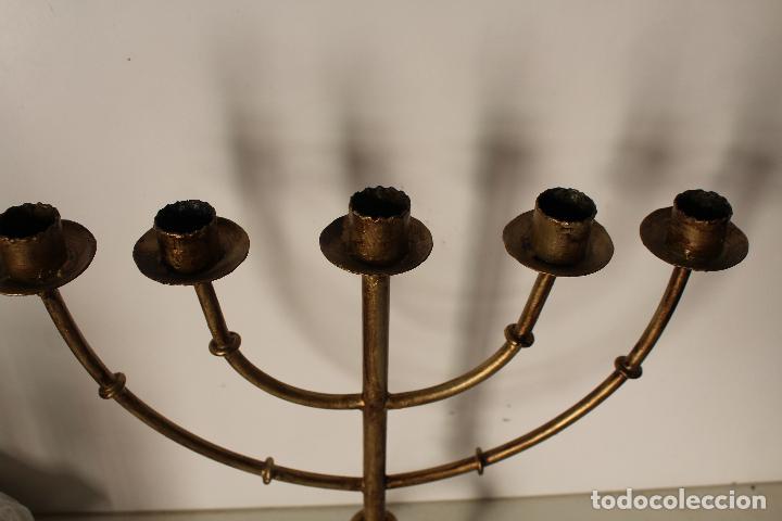 Antig&uuml;edades: Candelabro &rdquo;Horizontal&rdquo; 5 brazos - Foto 4