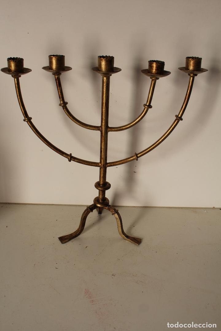Antig&uuml;edades: Candelabro &rdquo;Horizontal&rdquo; 5 brazos - Foto 5