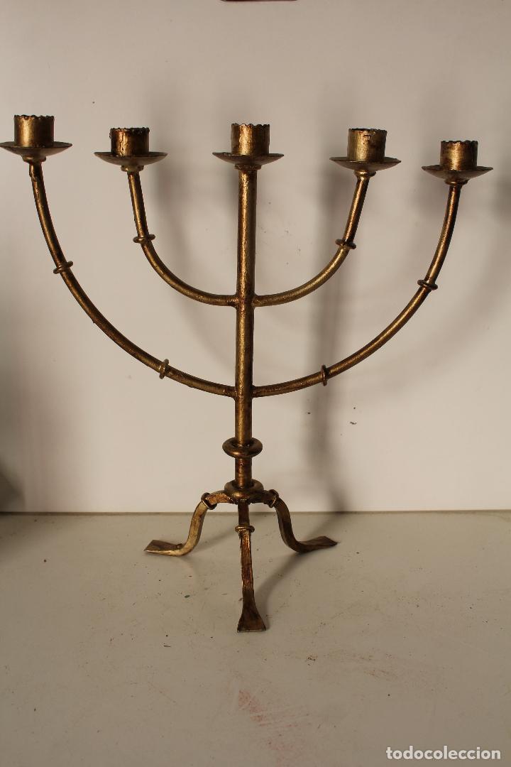 Antig&uuml;edades: Candelabro &rdquo;Horizontal&rdquo; 5 brazos - Foto 1