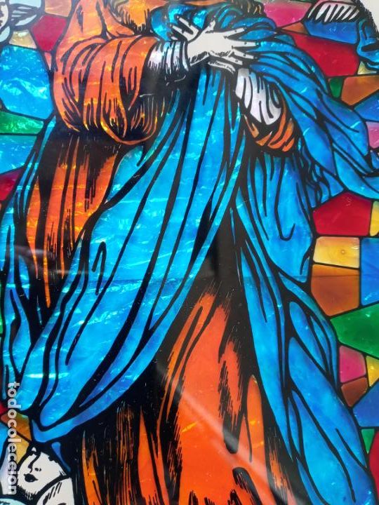 Antig&uuml;edades: Vidriera virgen Inmaculada Concepcion - Foto 5