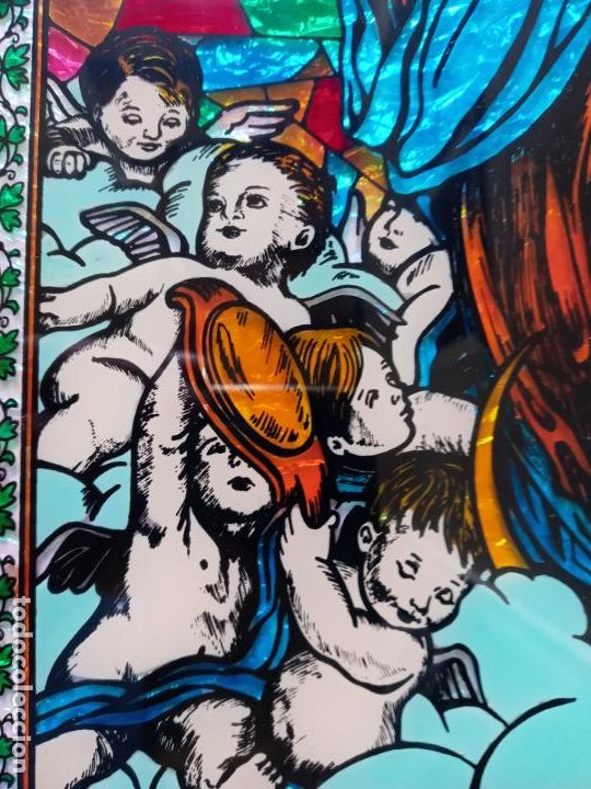 Antig&uuml;edades: Vidriera virgen Inmaculada Concepcion - Foto 6