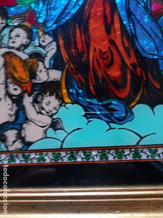 Antig&uuml;edades: Vidriera virgen Inmaculada Concepcion - Foto 7