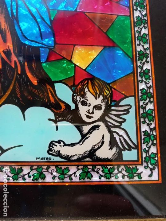 Antig&uuml;edades: Vidriera virgen Inmaculada Concepcion - Foto 8