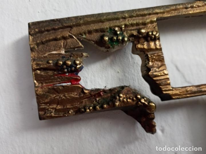 Antig&uuml;edades: Cruz de bronce calada- sello burro - Foto 8