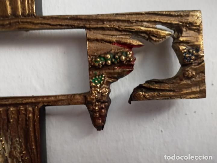Antig&uuml;edades: Cruz de bronce calada- sello burro - Foto 10