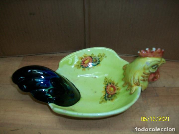 Antig&uuml;edades: ANTIGUO CENTRO DE MESA CON FORMA DE GALLINA - Foto 2
