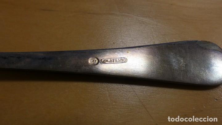 Antig&uuml;edades: CUCHARAS DE POSTRE ANTIGUAS . PLATEADO. - Foto 3