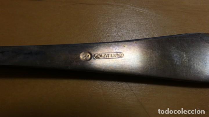Antig&uuml;edades: CUCHARAS DE POSTRE ANTIGUAS . PLATEADO. - Foto 4