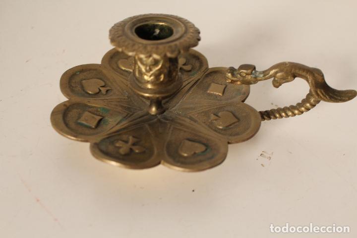 Antig&uuml;edades: palmatoria de bronce - Foto 1