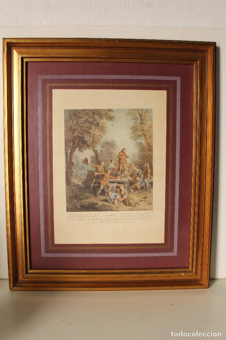Antig&uuml;edades: cuadro marco lamina - Foto 1
