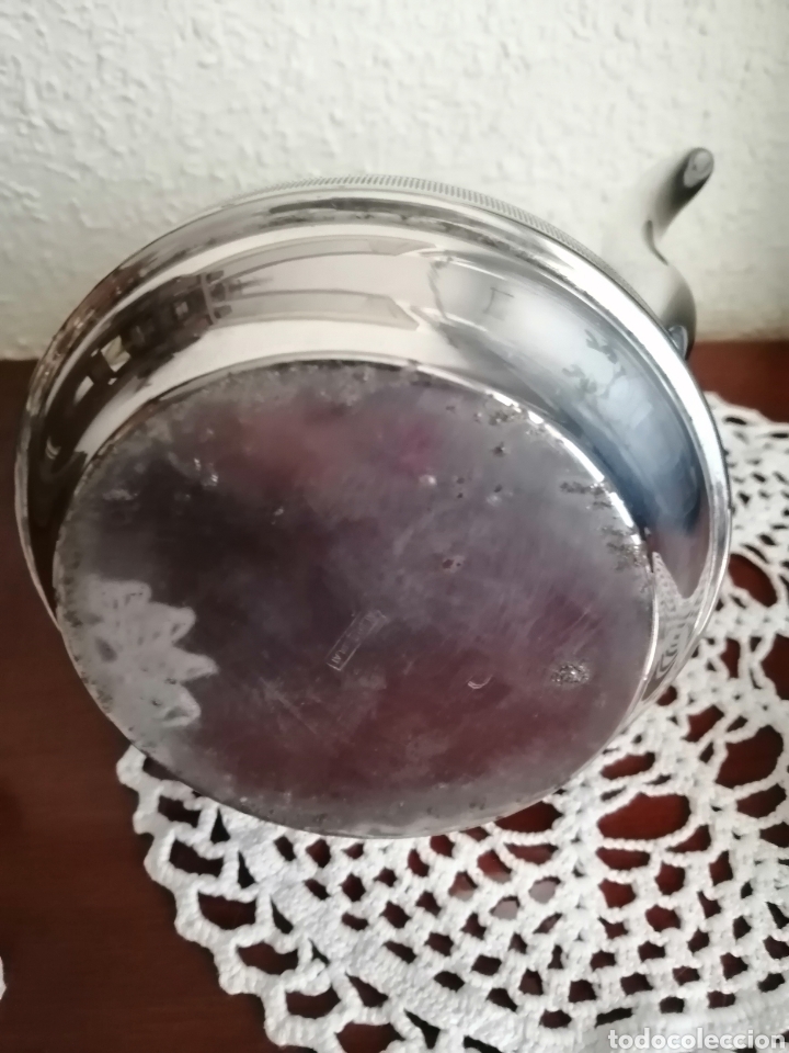 Antig&uuml;edades: Antigua cafetera de plata Alpaca - Foto 7