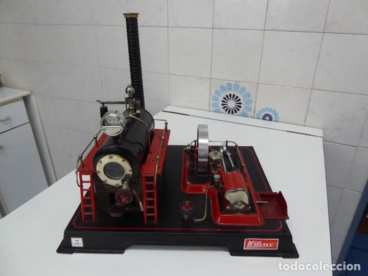 Antig&uuml;edades: m&aacute;quina de vapor Wilesco d20