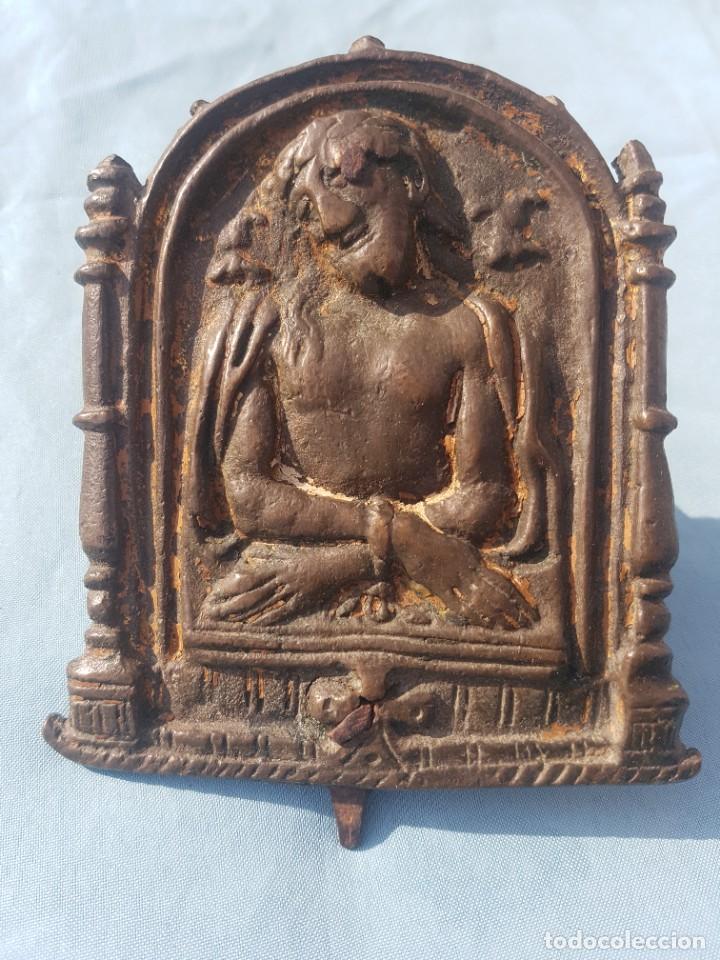 Antig&uuml;edades: Muy antiguo porta paz de bronce - Foto 1