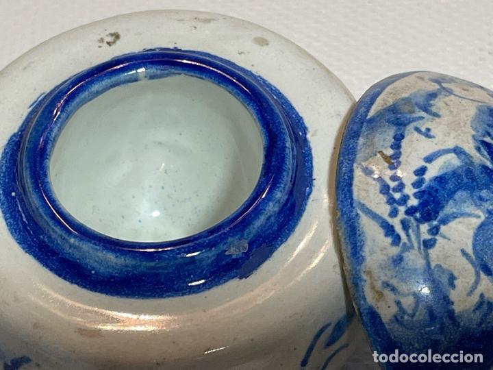 Antig&uuml;edades: TINTERO DE CER&Aacute;MICA DE MANISES - Foto 2