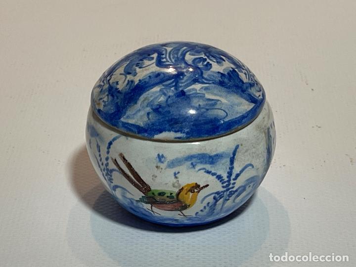 Antig&uuml;edades: TINTERO DE CER&Aacute;MICA DE MANISES - Foto 7