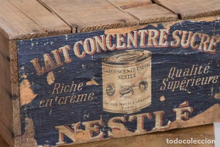 Antig&uuml;edades: Caja Madera Antigua Nestl&eacute; - Foto 1