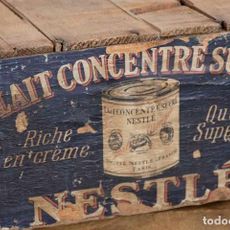 caja madera antigua nestlé - Compra venta en todocoleccion