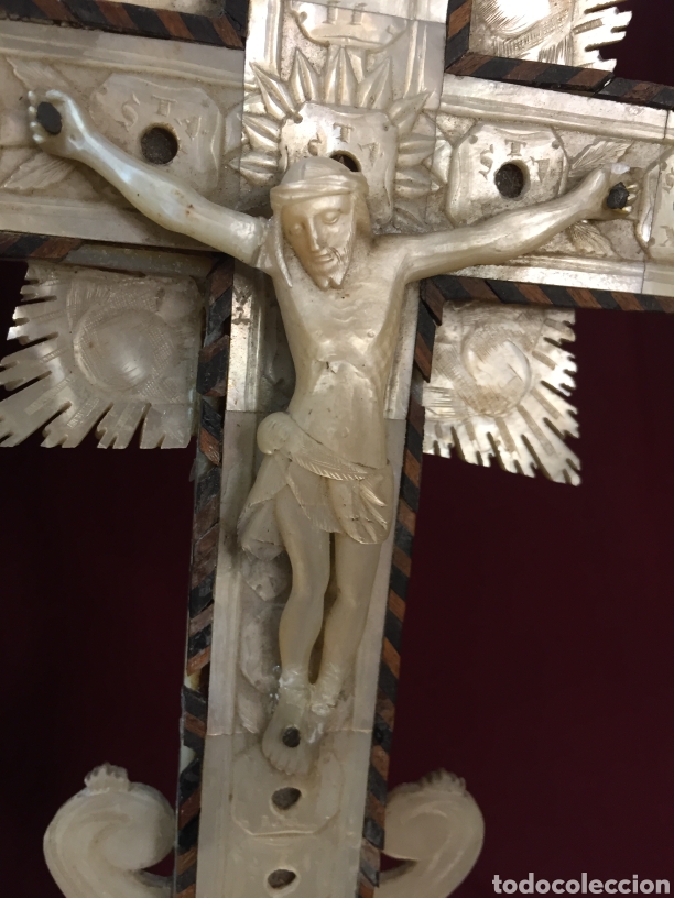 Antig&uuml;edades: Cruz de Jerusal&eacute;n en N&aacute;car - Foto 2