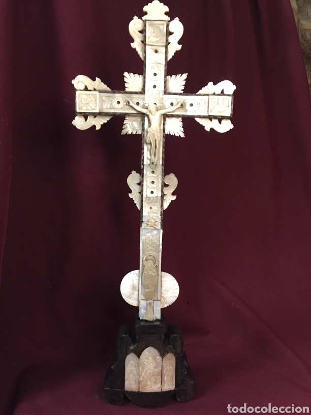 Antig&uuml;edades: Cruz de Jerusal&eacute;n en N&aacute;car - Foto 3