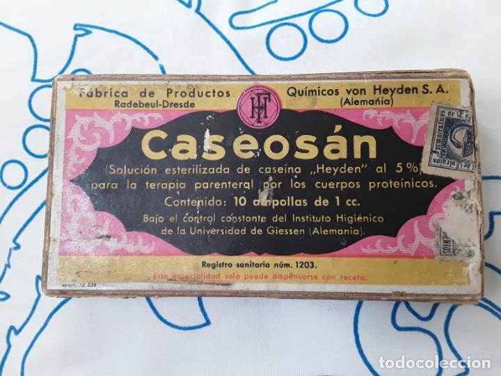 Antig&uuml;edades: CAJA ANTIGUA ( 1943 ) CASEOSAN - Foto 1
