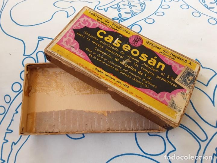 Antig&uuml;edades: CAJA ANTIGUA ( 1943 ) CASEOSAN - Foto 3