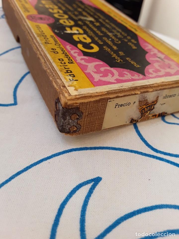 Antig&uuml;edades: CAJA ANTIGUA ( 1943 ) CASEOSAN - Foto 5