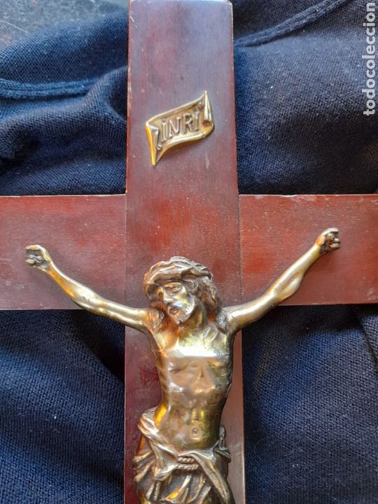 Antig&uuml;edades: Antiguo crucifijo - Foto 4