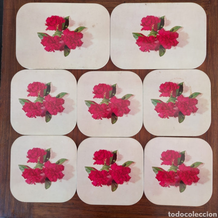 Antiquit&eacute;s: SET DE 2 UD. SALVAMANTELES Y 6 UD POSAVASOS