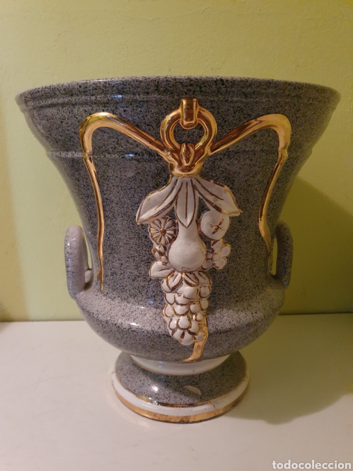 Antig&uuml;edades: PRECIOSO JARRON REALIZADO EN CER&Aacute;MICA POR FAVOR LEER DESCRIPCI&Oacute;N