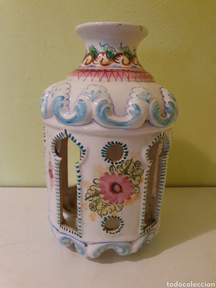 Antiques: PRECIOSO FAROL REALIZADO EN CER&Aacute;MICA POR FAVOR LEER DESCRIPCI&Oacute;N