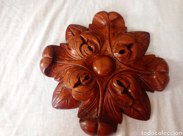 Antig&uuml;edades: Antigua talla en madera hecha mano - Foto 2