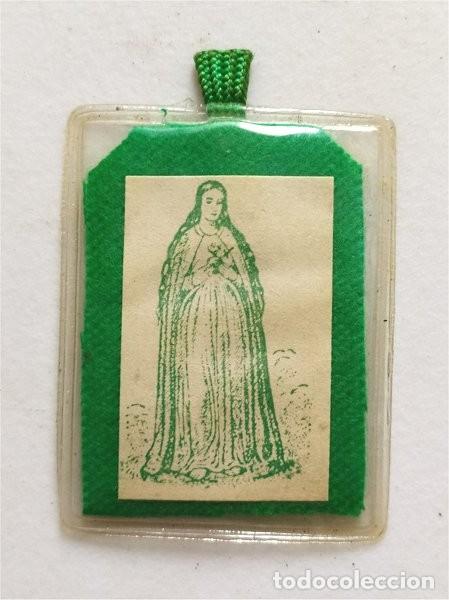Antig&uuml;edades: Escapulario del Coraz&oacute;n Inmaculado de Mar&iacute;a - Foto 2