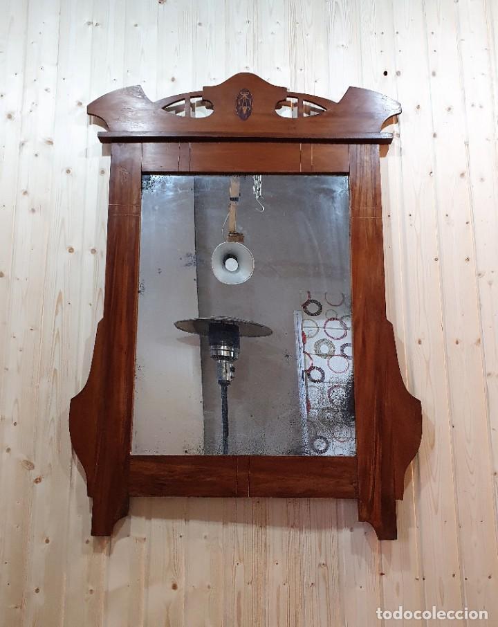 Antig&uuml;edades: ANTIGUO ESPEJO ISABELINO - Foto 1