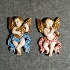 Antigüedades: ANGELITOS MÚSICOS DE CERÁMICA, ANTIGUOS