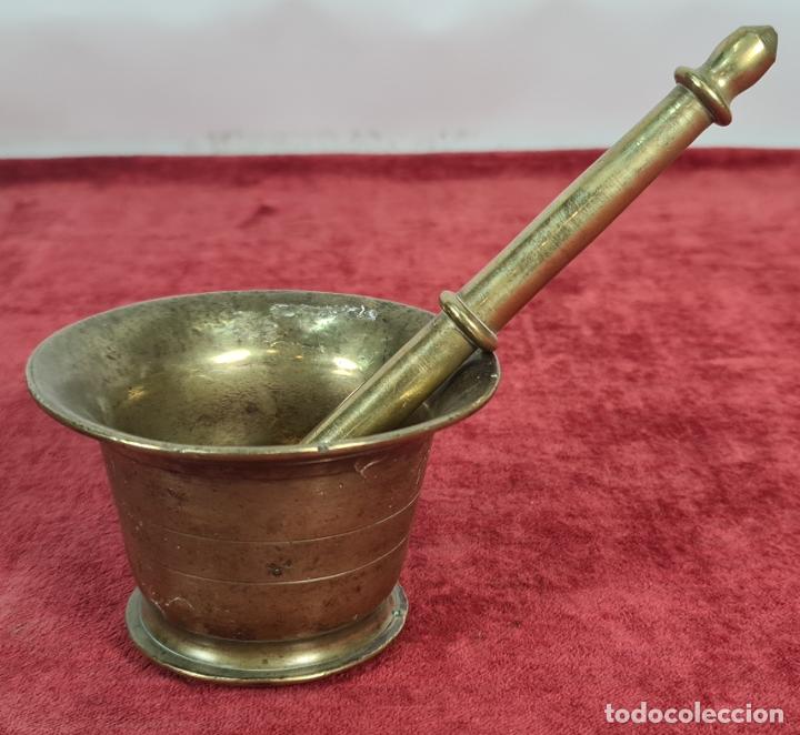 Antig&uuml;edades: ALMIREZ DE BRONCE. MANO DE BRONCE. ESPA&Ntilde;A. SIGLO XIX - Foto 1