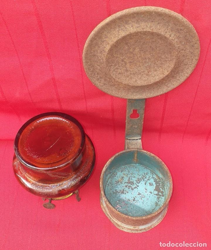 Antig&uuml;edades: QUINQU&Eacute; DE CRISTAL Y LATA - Foto 9